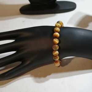 Tiger's Eye Beaded Bracelet
